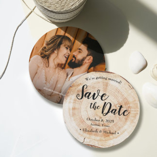 Rustic Save the Dates